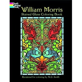 William Morris Stained Glass Coloring Book