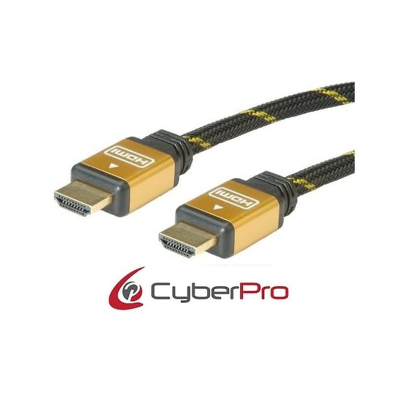 Cyberpro Cp-k010 Hdmi V2.0 M/m 1.0m φωτογραφία