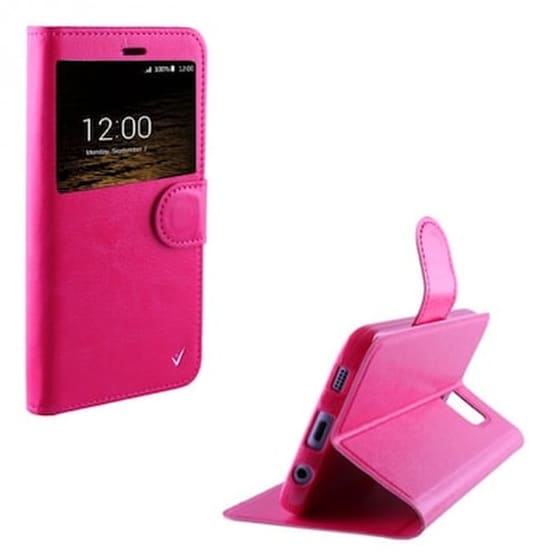 Θήκη Samsung Galaxy J1 2016 - Volte-Tel Stand Book - Pink image 0