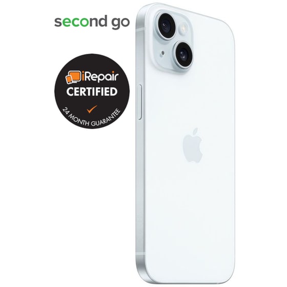 Μεταχειρισμένο Apple iPhone 15 128GB Blue second go Certified by iRepair image 2