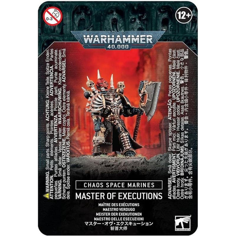 Chaos Space Marines Master Of Executions Warhammer 40k GAMES WORKSHOP
