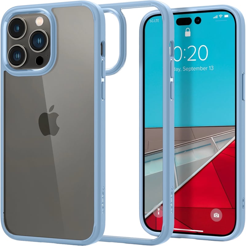 Θήκη Apple iPhone 14 Pro Max - Spigen Crystal Hybrid - Sierra Blue