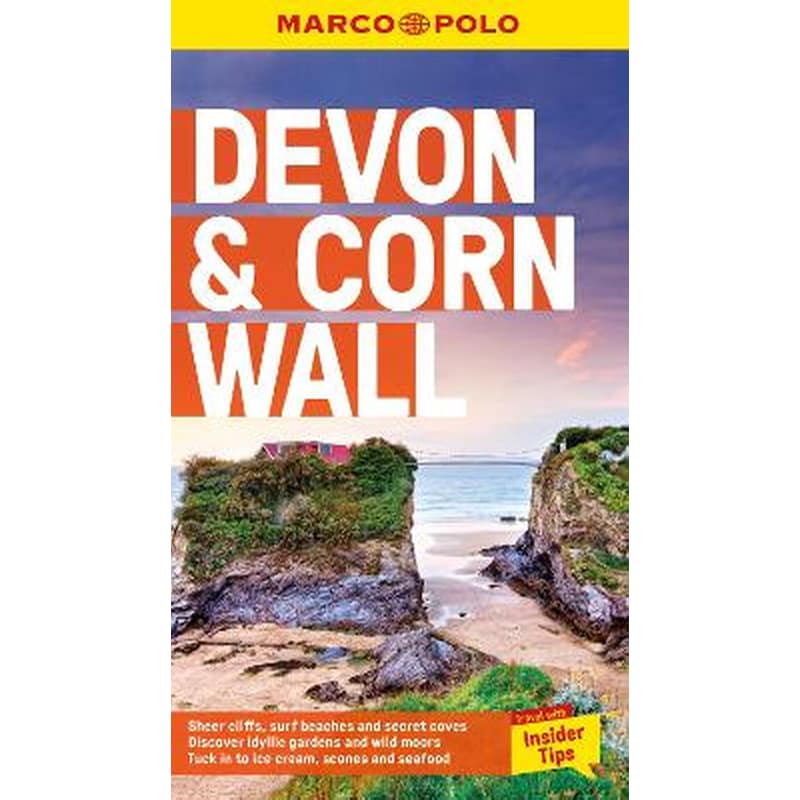 Devon and Cornwall Marco Polo Pocket Travel Guide - with pull out map