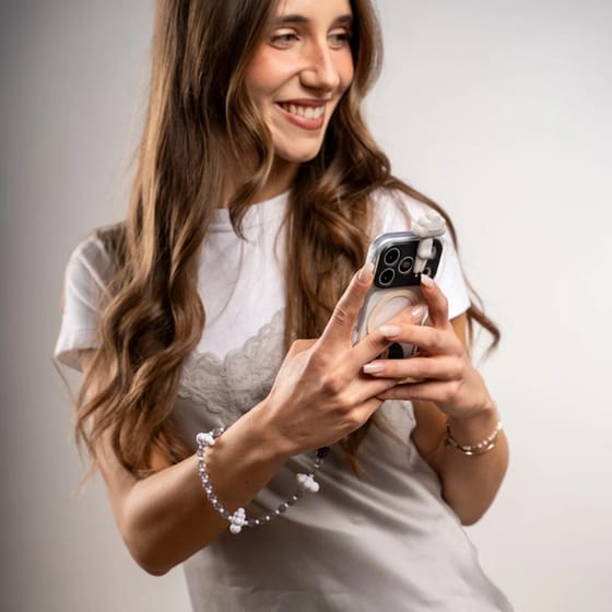 Case&Me Bijoux Bracelet Λουράκι Καρπού για Universal smartphone - Cloud 2 image 2