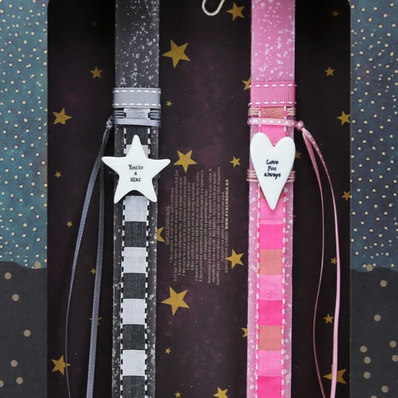 Λαμπάδα SYNCHRONIA Στολίδι Πορσελάνινο για Δύο image 2