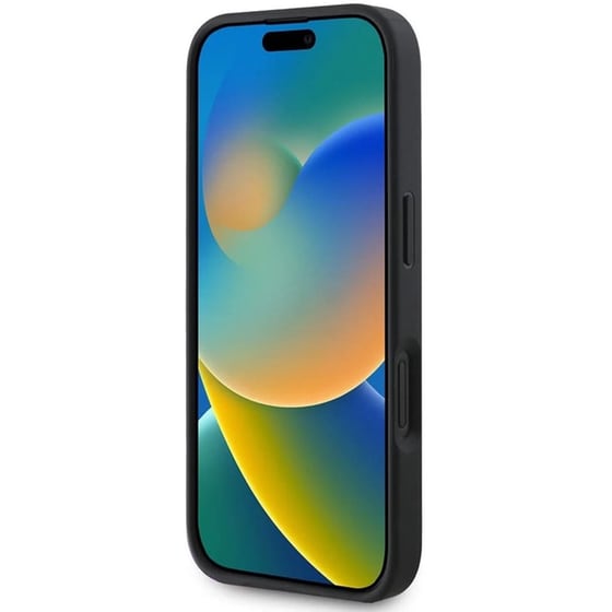 Θήκη Apple iphone 16 - Guess 4g Big Logo - Μαύρο image 4