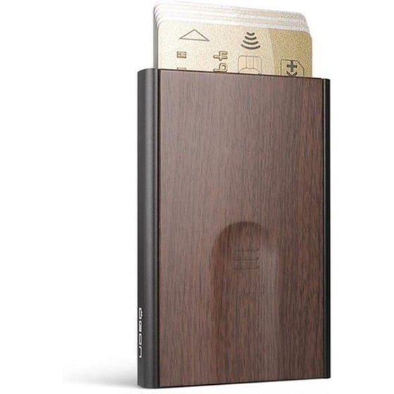 Ανδρικό&nbsp;Πορτοφόλι&nbsp;Καρτών&nbsp;Ogon&nbsp;Designs&nbsp;με&nbsp;Rfid&nbsp;Καφέ image 1