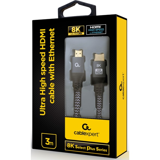 Καλώδιο Cablexpert HDMI 2.1 Ultra High Speed Select Plus male - 3m image 1