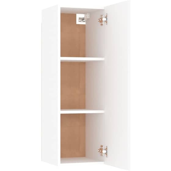 Έπιπλα Τηλεόρασης VidaXL Μοριοσανίδα 2 Τμχ 30.5x30x90cm - Λευκό image 7