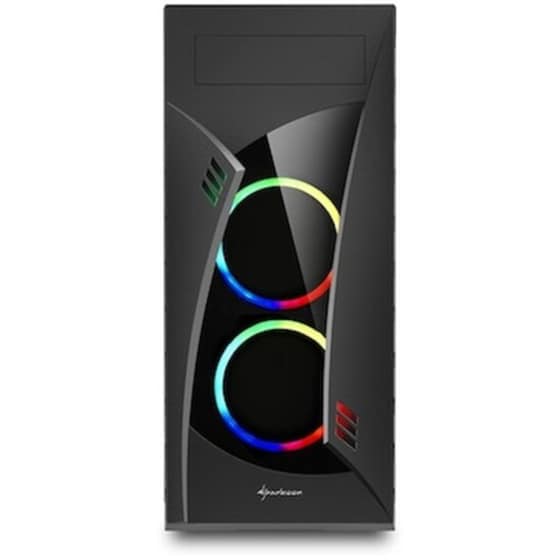 Κουτί Desktop Sharkoon Night Shark Midi ATX Tower - Μαύρο image 1