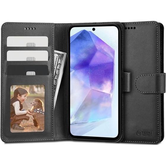 Θήκη Samsung Galaxy A55 - Tech-Protect Wallet - Black image 0