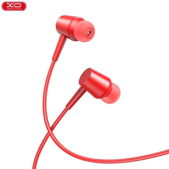 Handsfree Ακουστικά XO EP57 Jack 3.5mm - Red image 1