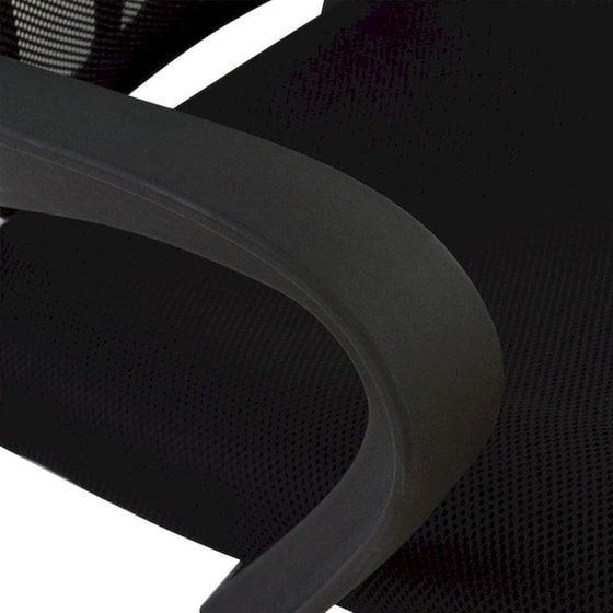 Καρέκλα Γραφείου ArteLibre Αλκυόνη από Ύφασμα Mesh - Μαύρη image 6