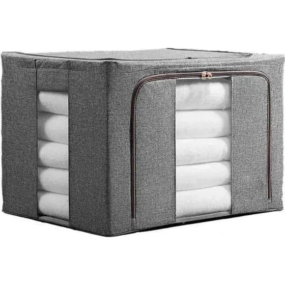 Casalux CL54474 Υφασμάτινη Θήκη Αποθήκευσης Ρούχων & Παπλωμάτων 66Lt image 0