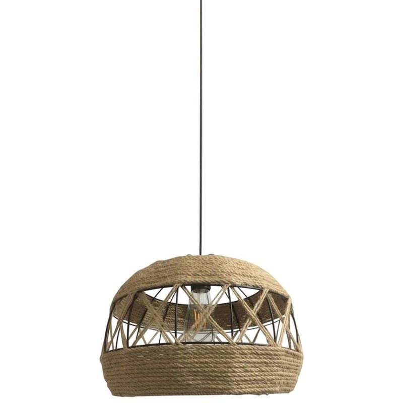 Φωτιστικό Οροφής Μονόφωτο Homelighting Ballinad Μεταλλικό 35x35x45-150 cm - Καφέ/Μαύρο HOMELIGHTING