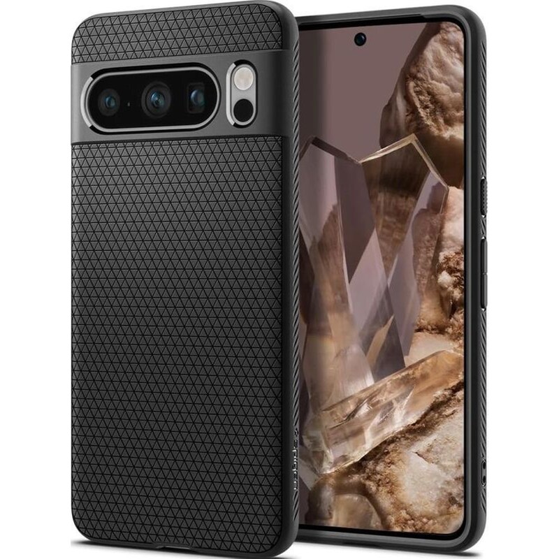 SPIGEN Θήκη Google Pixel 8 Pro - Spigen Liquid Air - Μαύρο
