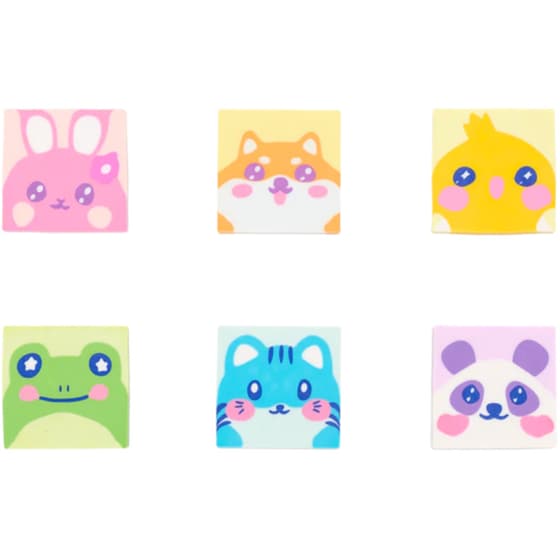 Σετ Γόμες Ooly Hey Critters Rainbow Buddy 6 Σχέδια image 1