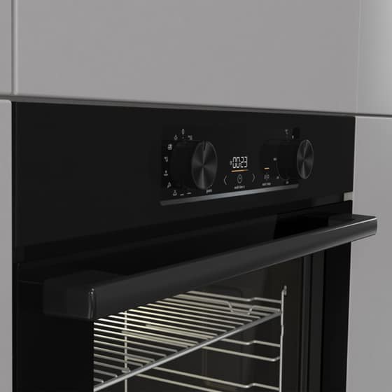 GORENJE BOP6737E02BK & GI601FMC 77 Lt Μαύρο Eντοιχιζόμενο Σετ Φούρνος και Εστία image 6