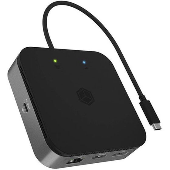 Docking Station Icy Box IB-DK408-C41  - Μαύρο image 0