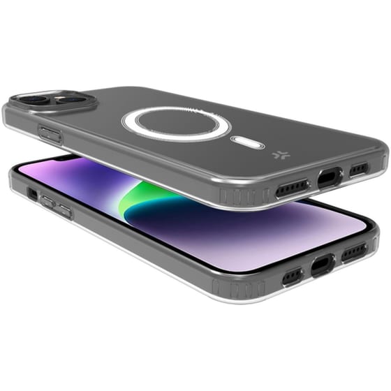 Θήκη Apple iPhone 15 Plus - Celly GELSKINMAG - Διάφανο image 1