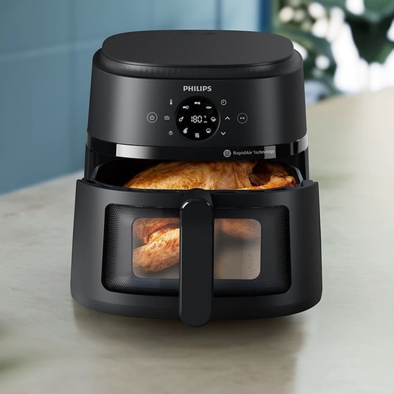 PHILIPS NA230/00 1700 W με Αποσπώμενο Κάδο 6.2 L Μαύρη Φριτέζα Αέρος image 5