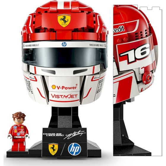 LEGO® Editions Scuderia Ferrari HP Charles Leclerc Helmet (43014) image 3