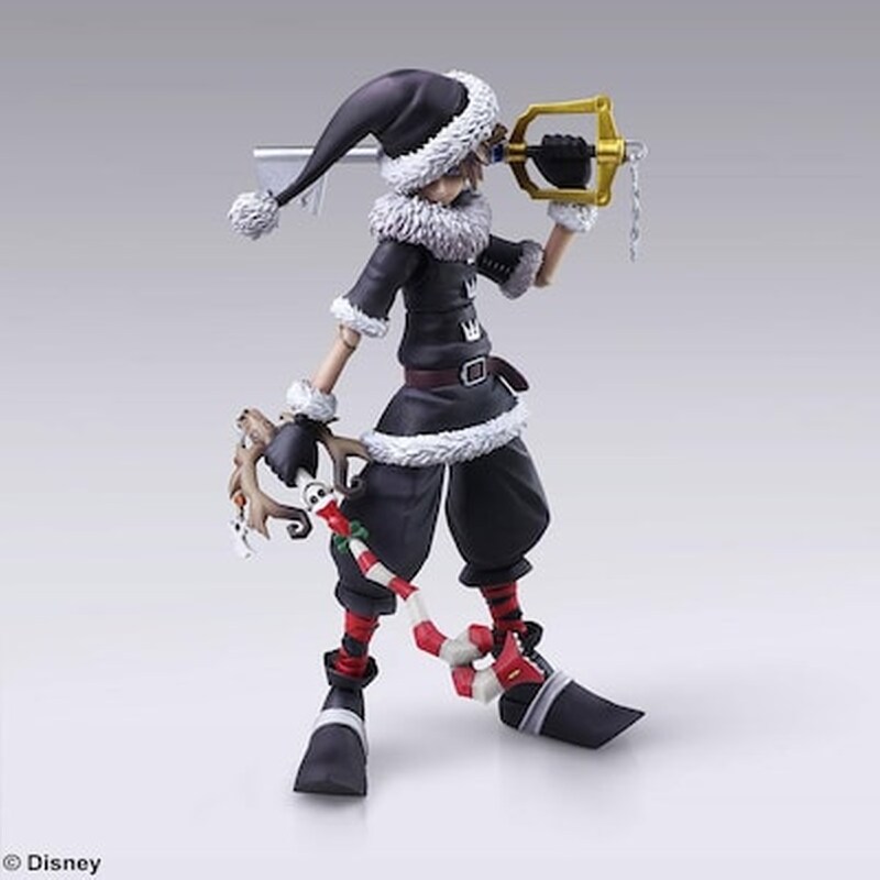 Kingdom Hearts Ii Bring Arts Action Figure Sora Christmas Town Ver. 15 Cm