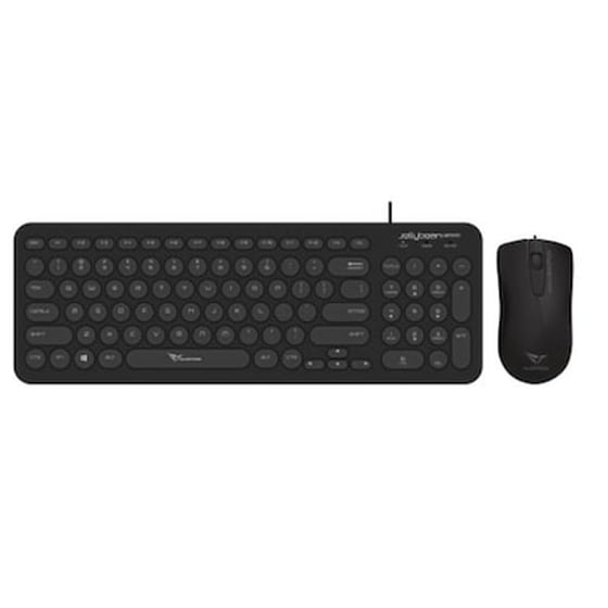 Alcatroz Wired Mouse And Keyboard Jellybean U2000 Black (US) image 0