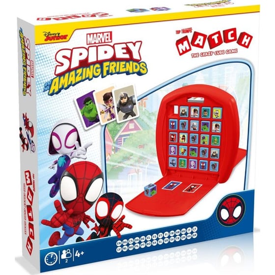 Επιτραπέζιo Winning Moves Top Trumps Match Τhe Crazy Cube Game  Spidey and His Amazing Friends image 0