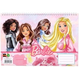 Μπλοκ Ζωγραφικής Gim Α4 30Φ Barbie Paints