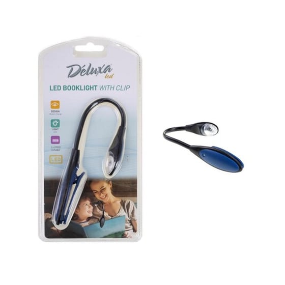 Led Φωτάκι Νυκτός Βιβλίου Με Κλιπ, Book Light Μωβ image 1