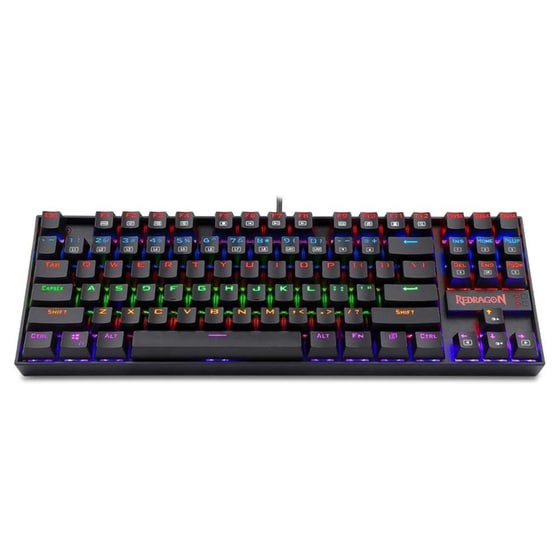 Redragon Kumara K552 Gaming Ενσύρματο Μηχανικό Πληκτρολόγιο RGB Black (US) image 2