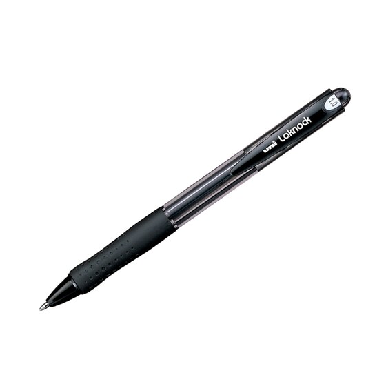 Στυλό Διαρκείας UNI Laknock 1.0 mm Μαύρο image 0