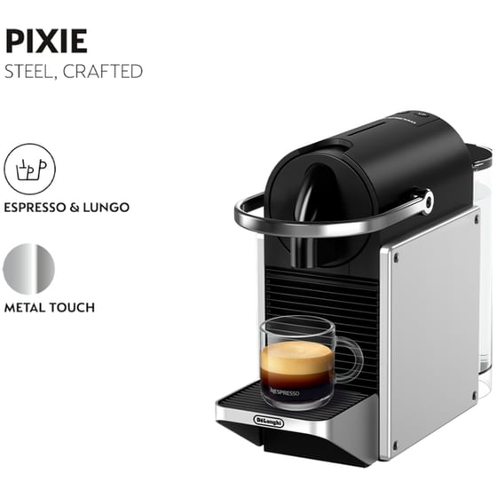 Nespresso® Original Pixie XEN127 Delonghi Silver Μηχανή Καφέ image 5