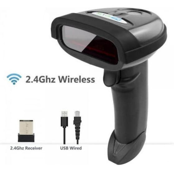 NETUM NT-1698W Scanner Wireless Barcode Laser Μαύρο image 1