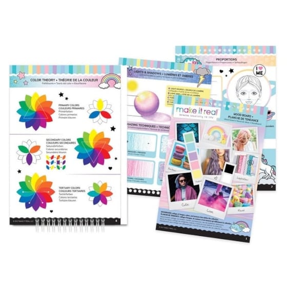 Make It Real - Fashion Design Sketchbook - Pastel Pop! (3205) image 2