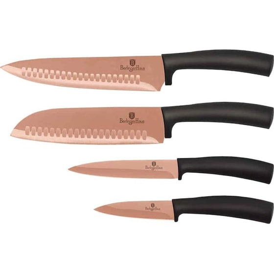 Σετ Μαχαίρια Berlinger Haus Metallic Line Rose Gold Collection από Ανοξείδωτο Ατσάλι 4 Τμχ image 0