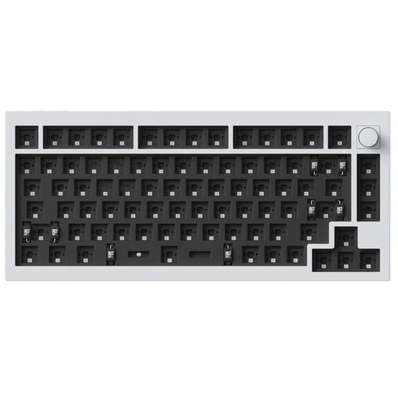 Keychron Q1H-P1 Gaming Ασύρματο Μηχανικό Πληκτρολόγιο RGB με Magnetic Purple Διακόπτες Λευκό (US) image 2