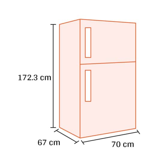INVENTOR DP1770IN Total No Frost 416 Lt Inox Δίπορτο Ψυγείο image 1