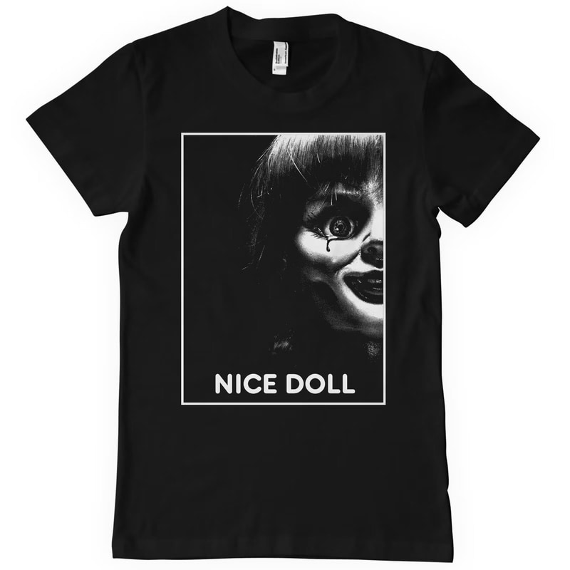 HYBRIS T-shirt Hybris Annabelle Nice Doll - Μαύρο