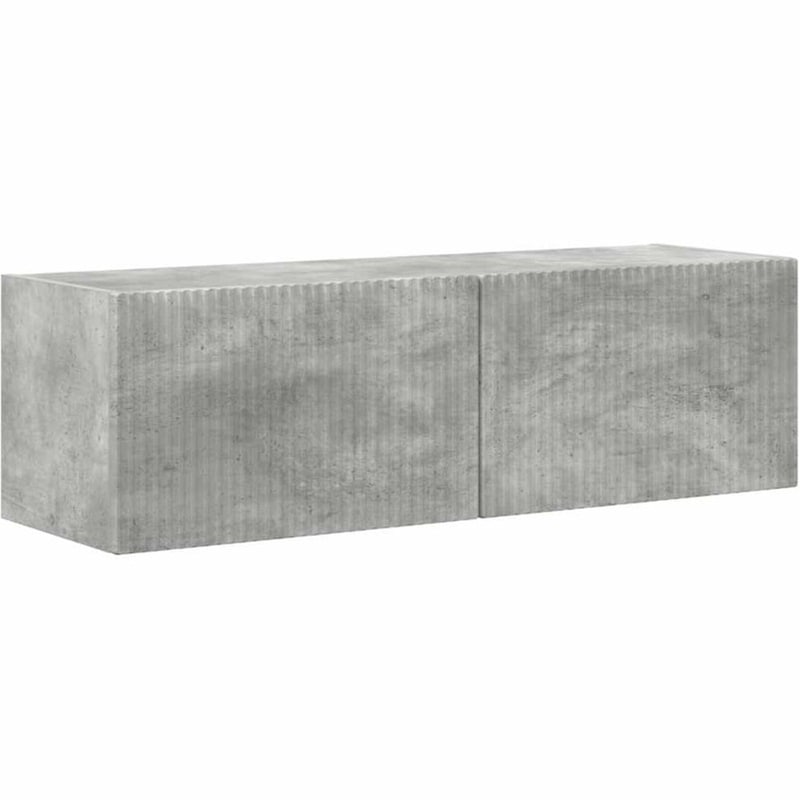 Έπιπλο Τηλεόρασης VidaXL Επιτοίχιο 98 x 31 x 29,5 cm - Γκρι Σκυροδέματος