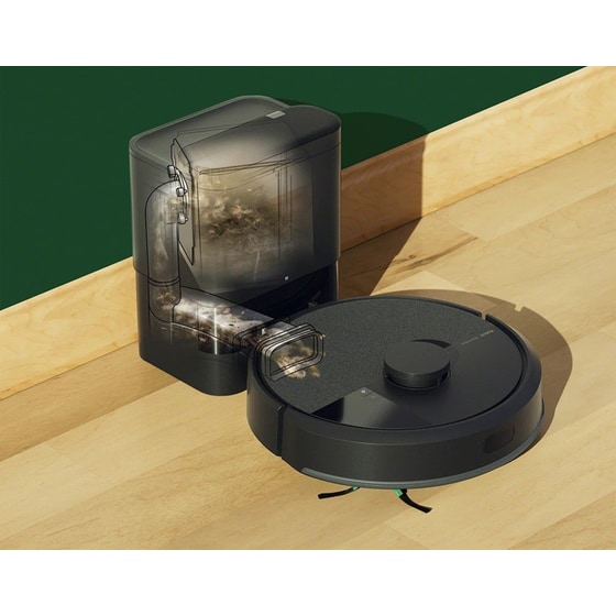 IROBOT ROOMBA 105 Combo + AutoEmpty Dock για Σκούπισμα και Σφουγγάρισμα Μαύρο Σκούπα Ρομπότ image 2