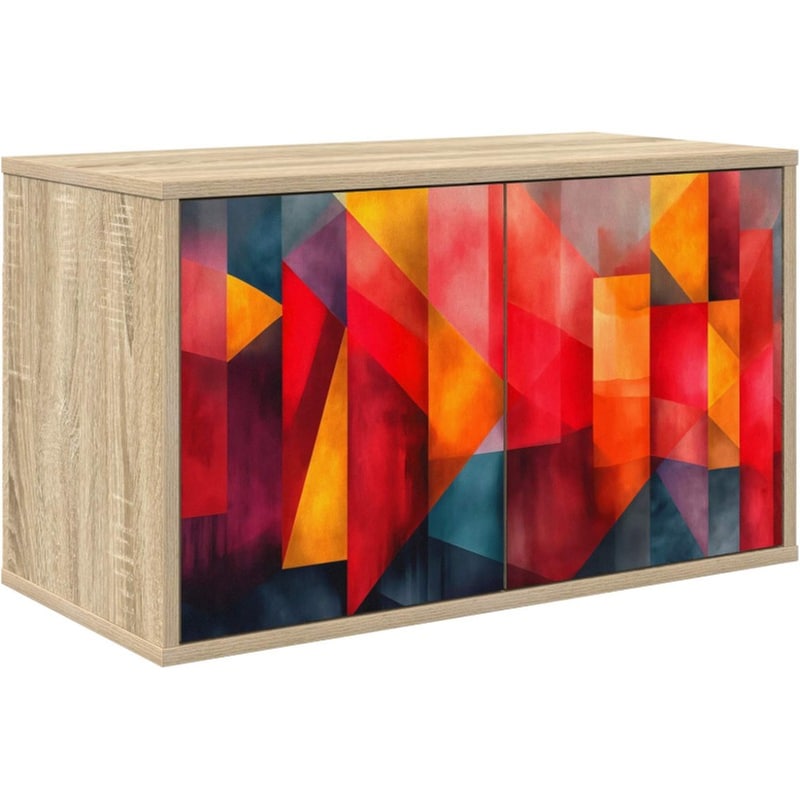 Έπιπλο Τηλεόρασης VidaXL HEESCH Επιτοίχιο 69 x 33 x 40 cm - Sonoma Δρυς