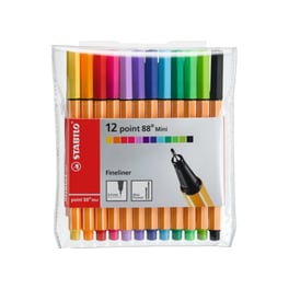 Μαρκαδόροι Γραφής Stabilo Point 88 Mini Wallet 4.0mm (12 Τεμάχια)