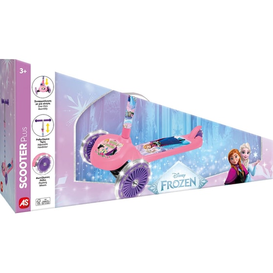 Παιδικό Πατίνι Τρίτροχο AS Scooter Plus Frozen με Φωτιζόμενες Ρόδες image 6