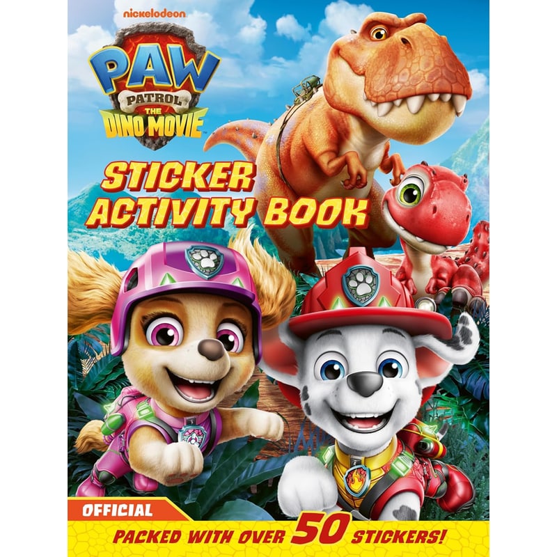 PAW Patrol: The Dino Movie Sticker Activity Book