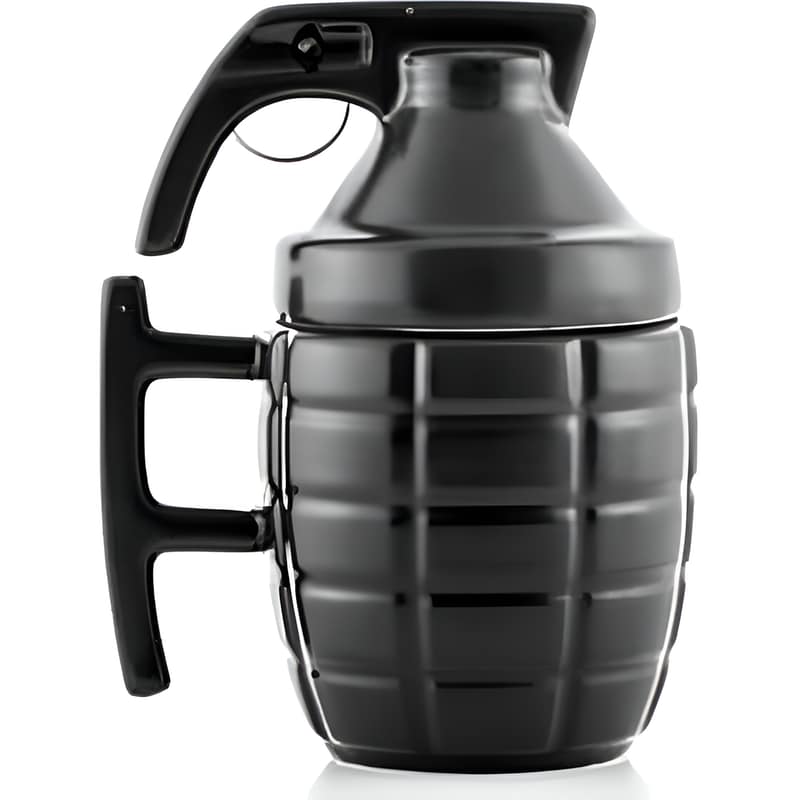 Κούπα 3D Χειβομβίδα Κεραμική 280 ml - Μαύρο