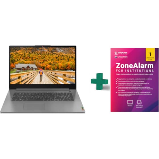 Laptop Lenovo IdeaPad 3 15ALC6 15.6" FHD (Ryzen 5-5500U/16GB/512GB SSD/Radeon Graphics/Win10HomeS) + Antivirus ZoneAlarm για 2 έτη image 0