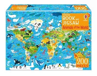 Usborne Book and Jigsaw Animals of the World image 0