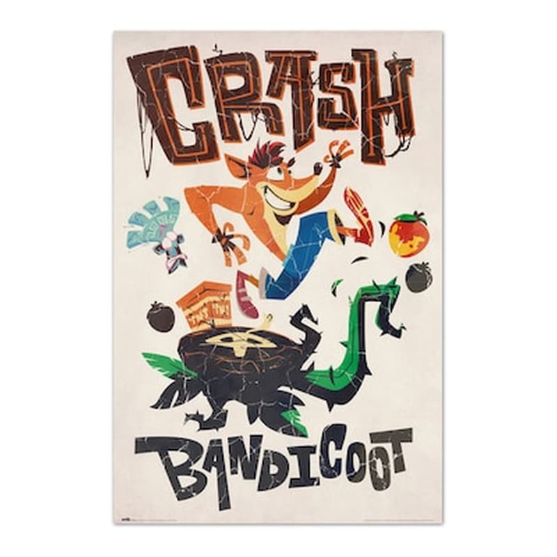 ERIK Αφίσα Crash Bandicoot Κάθετη 61 x 91.5 cm